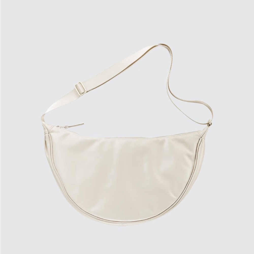 Uniqlo C Faux Leather Round Shoulder Bag